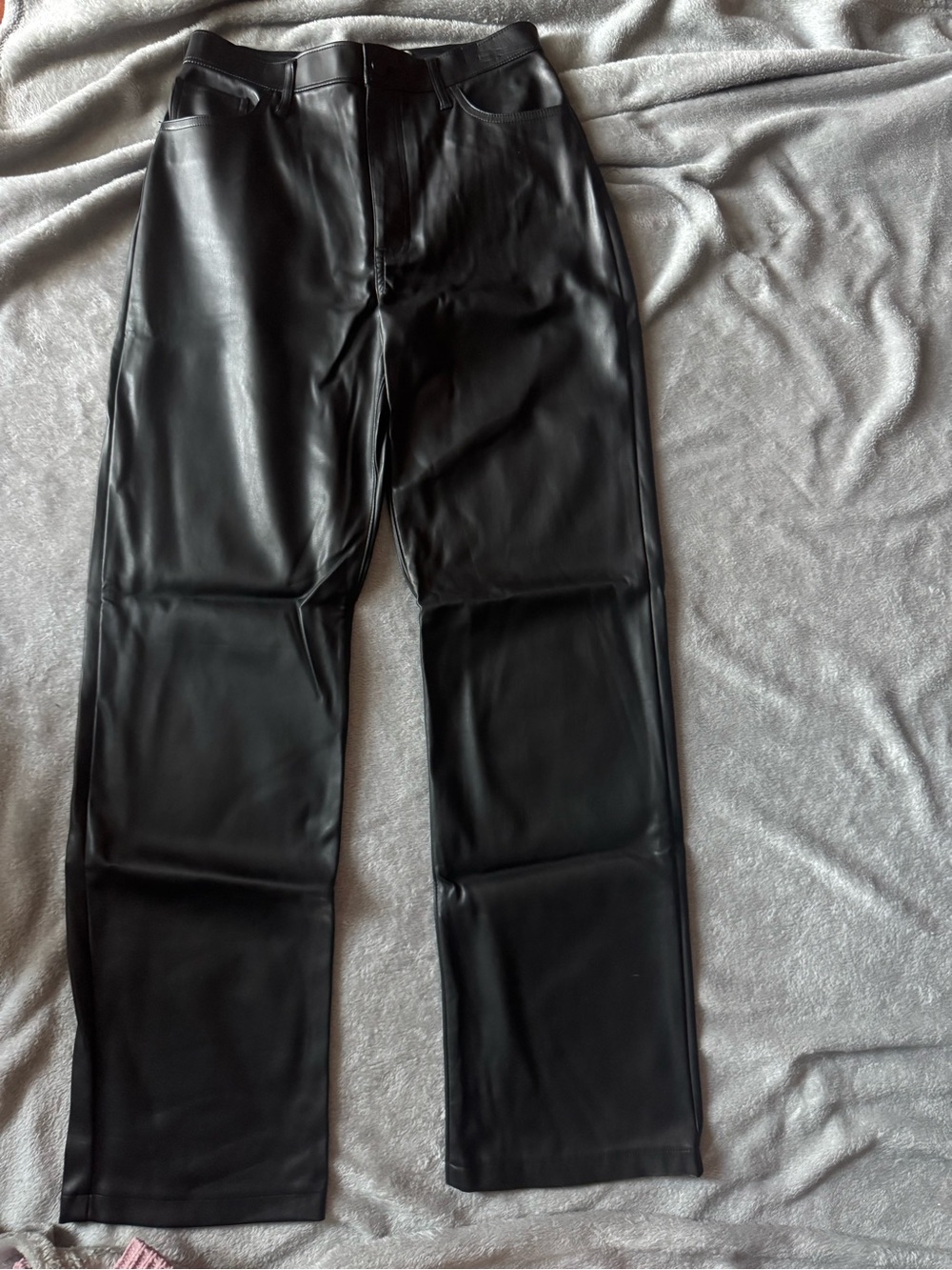 Hollister Leather Jeans - Sleek Straight Fit